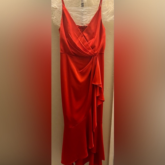BCBGMaxAzria Dresses & Skirts - Coral Red BCBGMaxazria Dress-Size 8